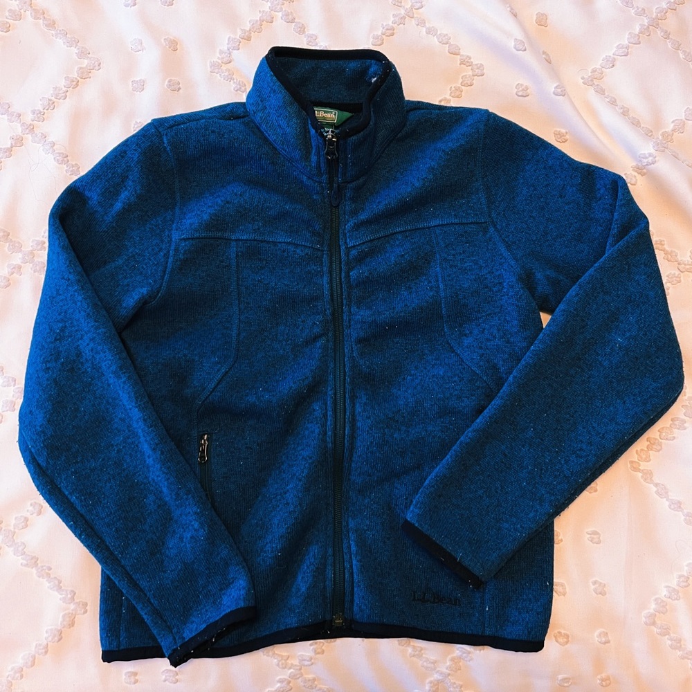 Kids 10-12 L.L Bean Full Zip Fleece